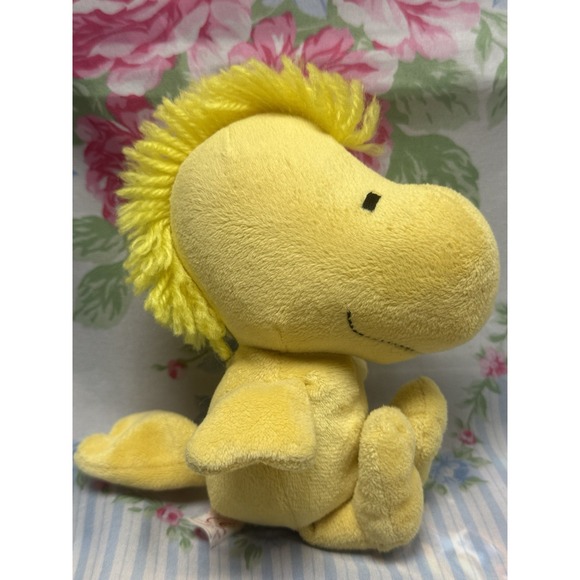 TY Woodstock Peanuts Plush 7" Yellow Snoopy Friend Stuffed Animal VTG Cute - Picture 2 of 5